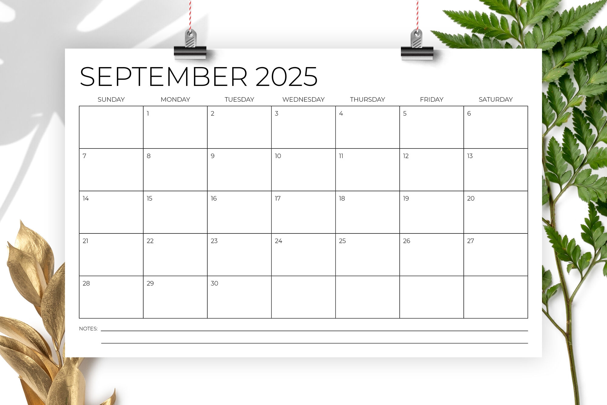 Free 11x17 Printable 2025 Calendar