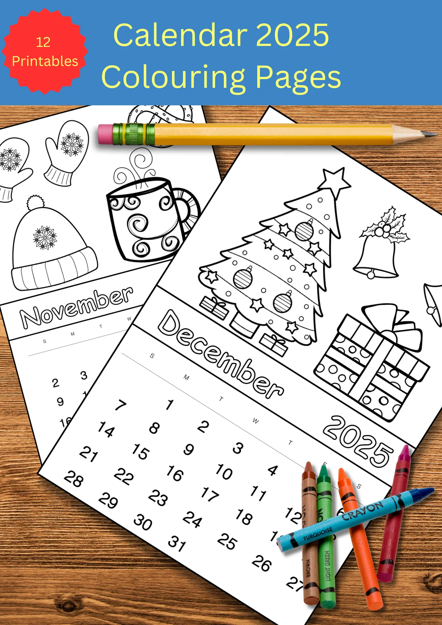2025 calendar for kids with colouring pages 2025 calendar for kids with colouring pages