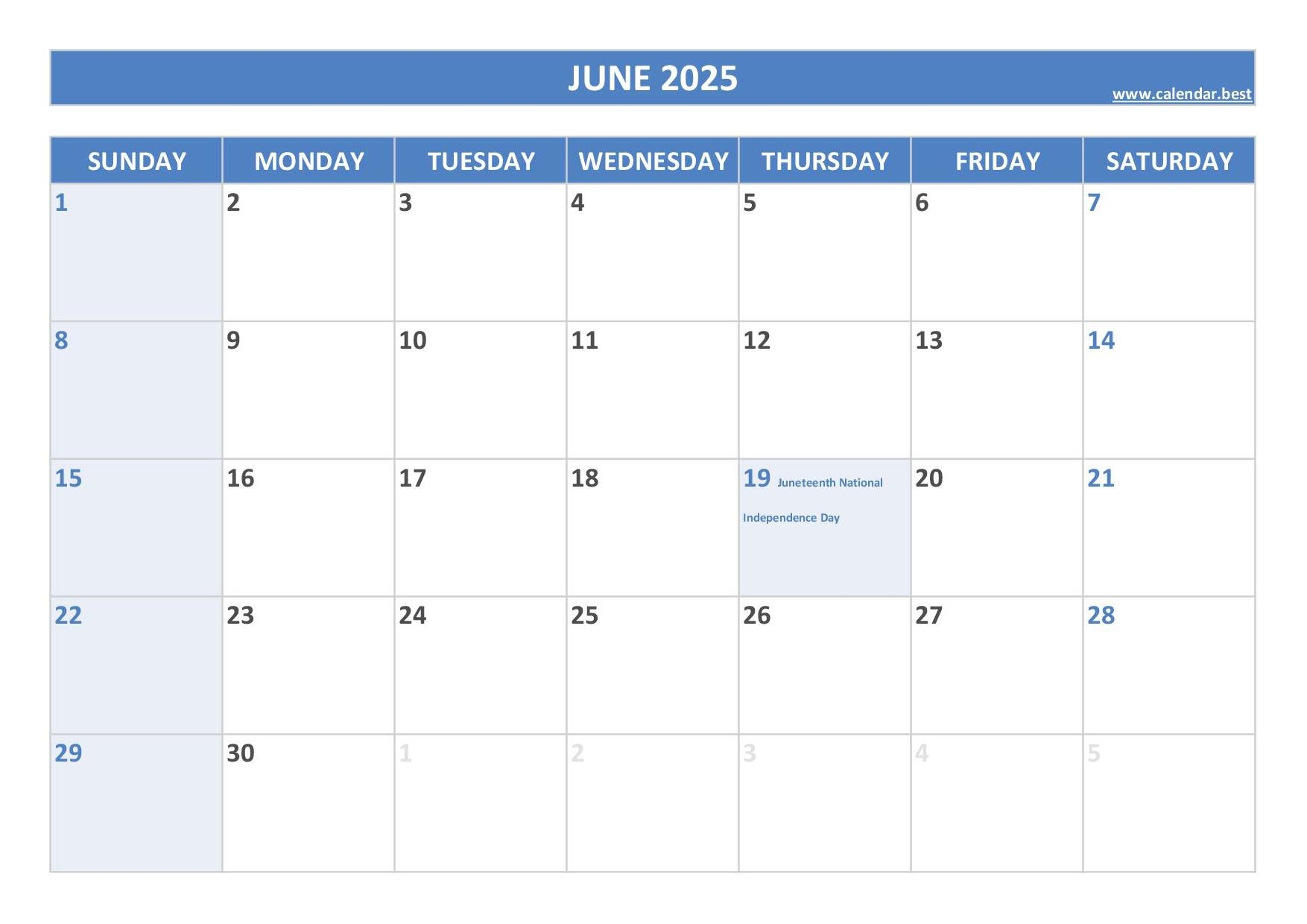 2025 Calendar With Holidays US Federal Holidays 2025 Calendar With Holidays US Federal Holidays