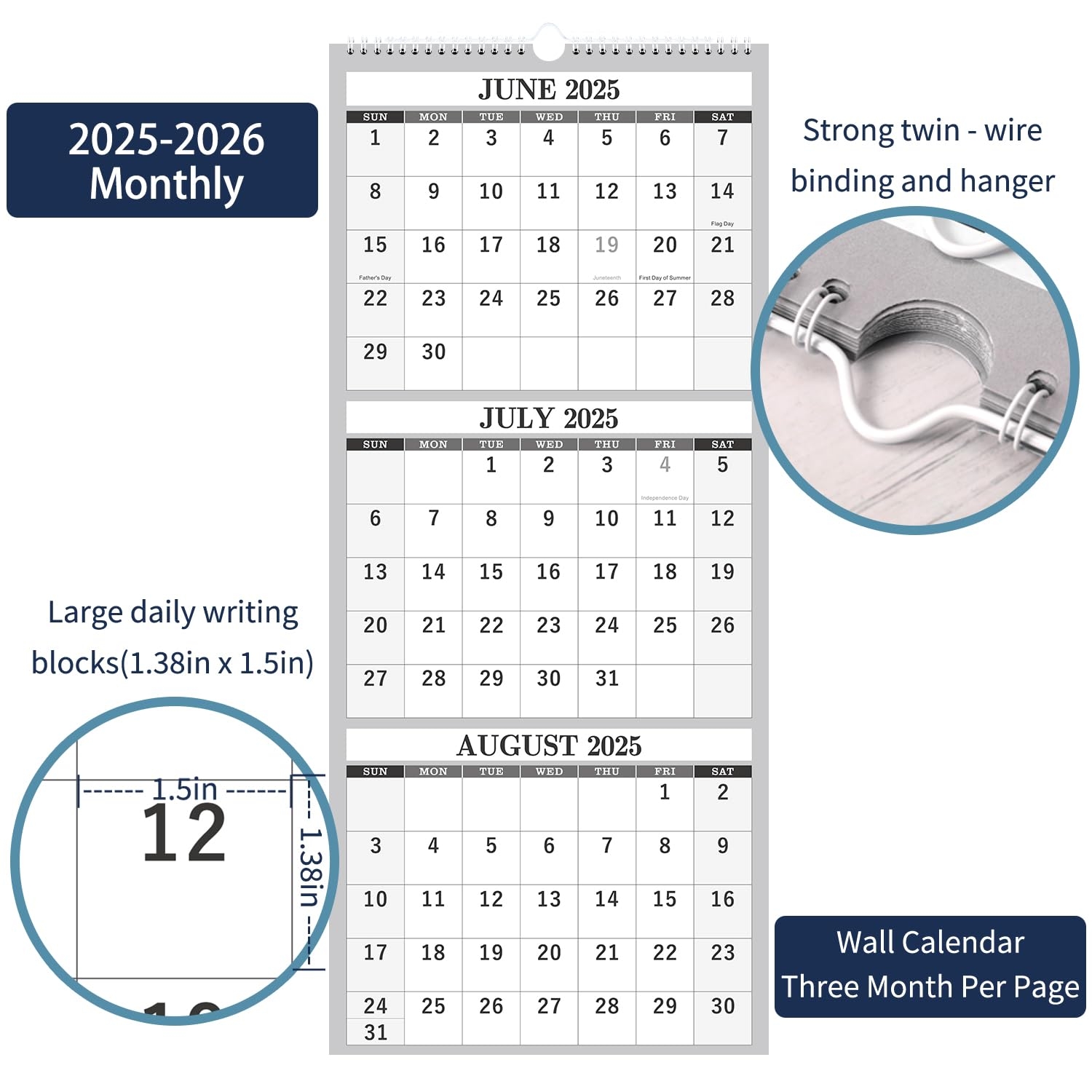Calendar 2025 Printable 3 Months Per Page