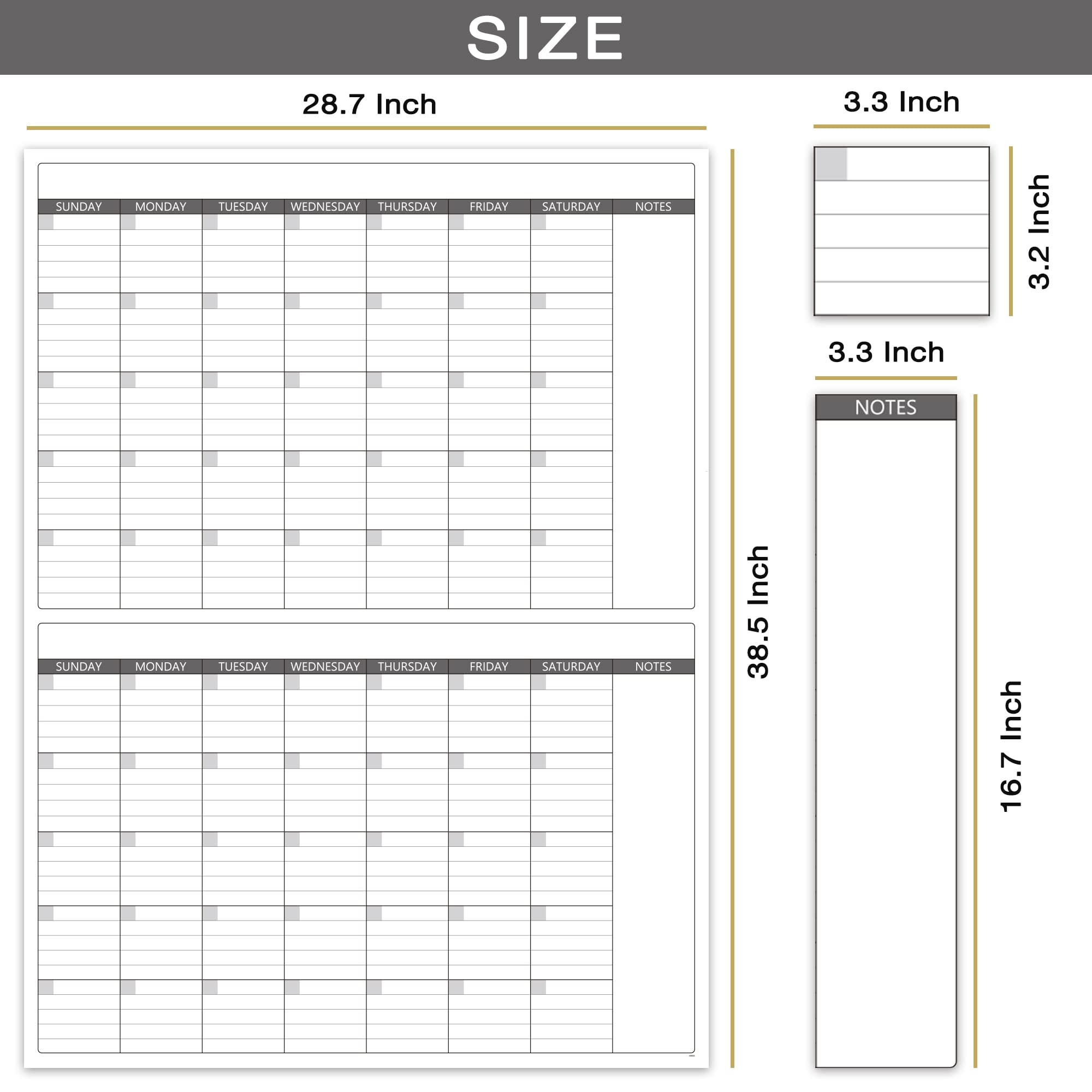 2 Month Printable Calendar