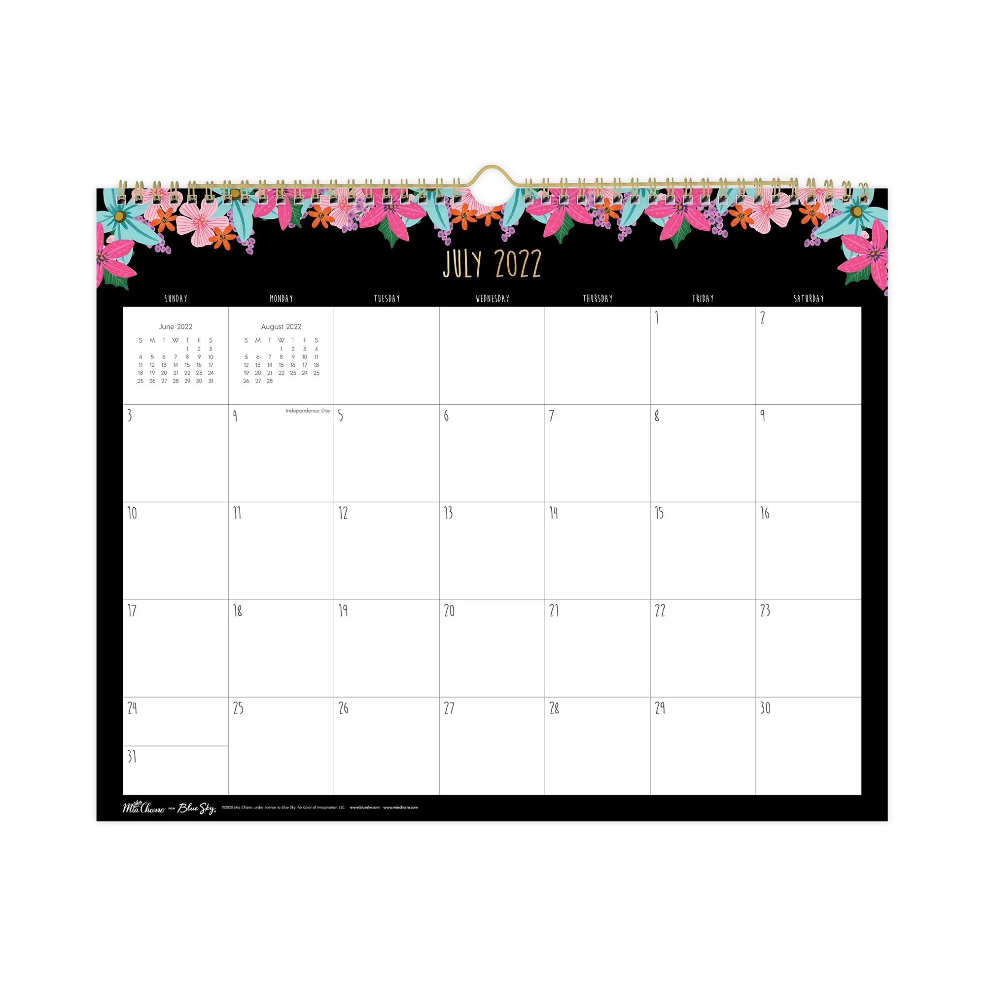 Blue Sky 2022 2023 Monthly Wall Calendar 15 X 12 Mia Charro Express Walmart Business Supplies