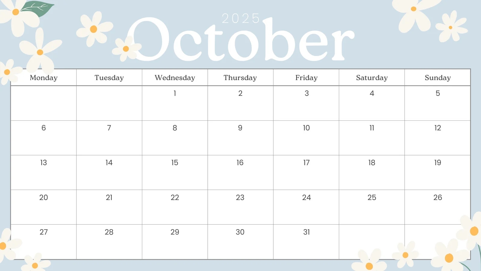 Printable Calendar 2025 Tumblr