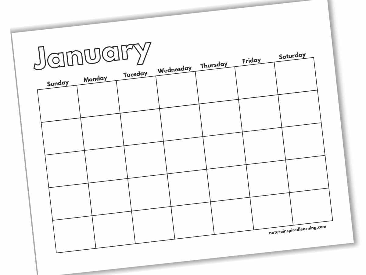 Free Printable Calendars By Month