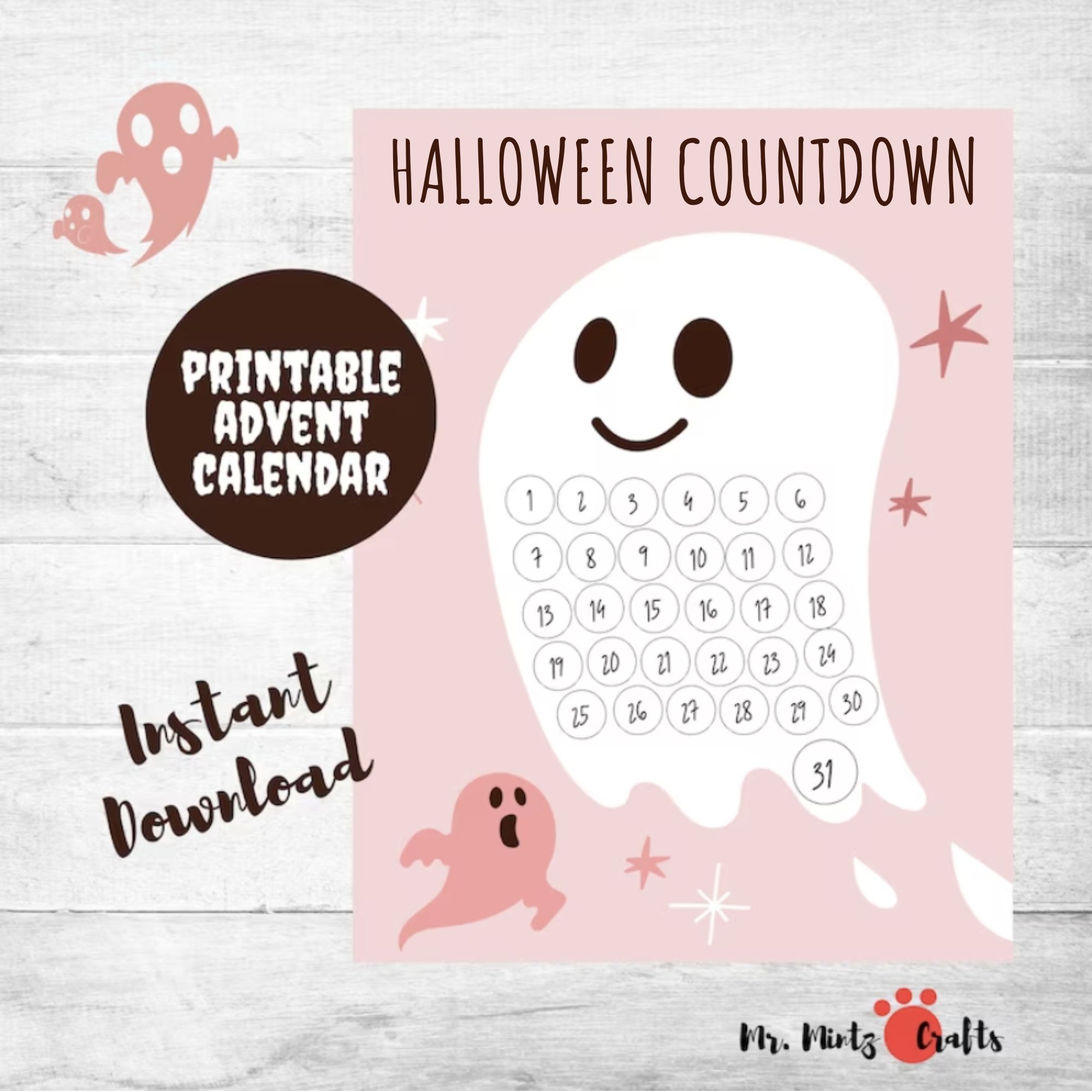Halloween Countdown Calendar For Kids October Calendar Made By Teachers
