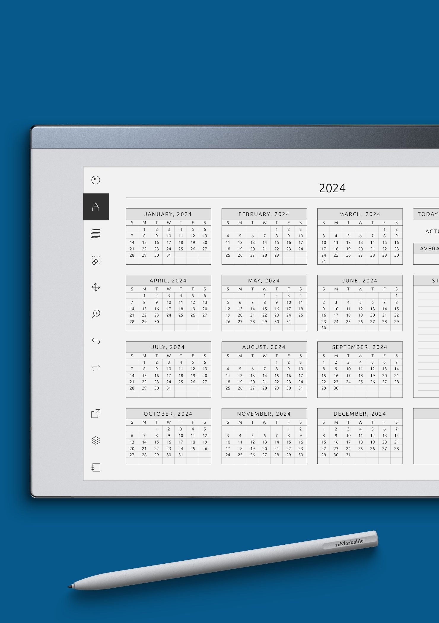Monthly Menstrual Calendar Printable Free