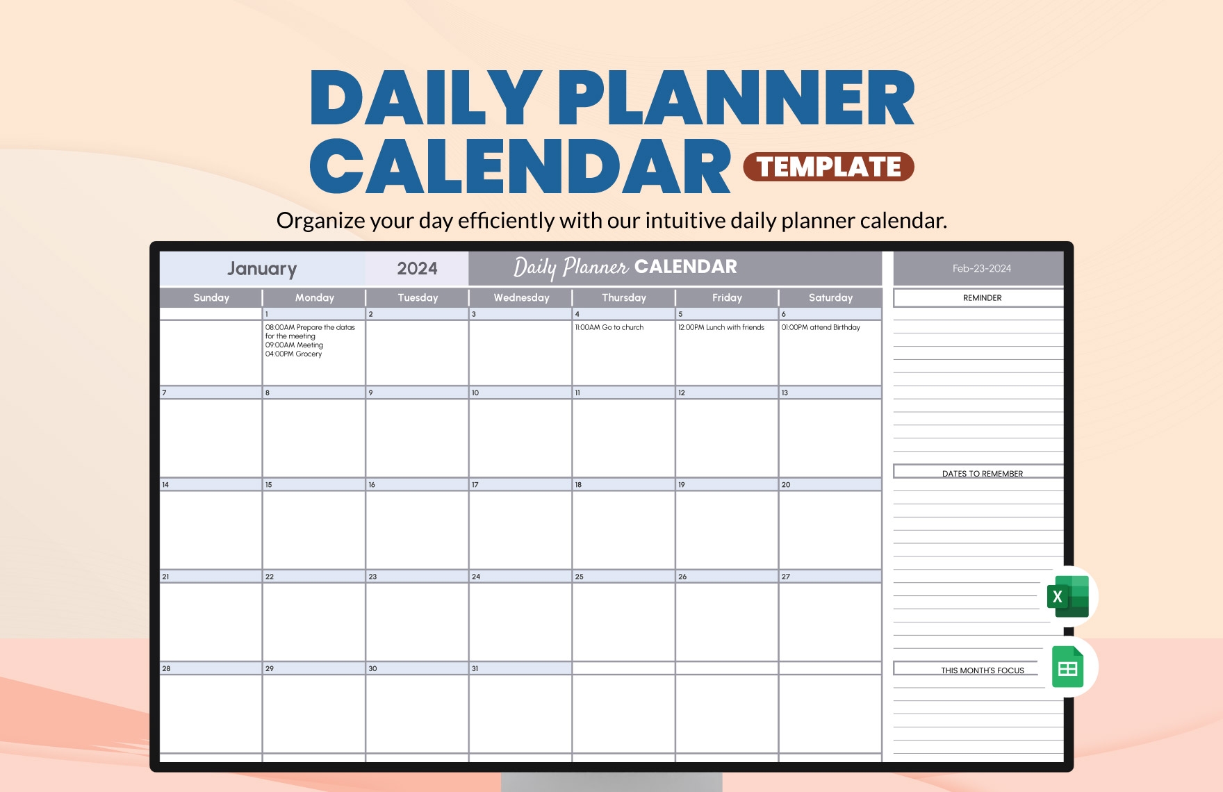 Waterproof Free Printable Blank Calendar