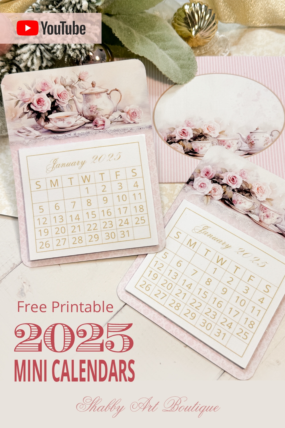 Printable Mini Calendar 2025