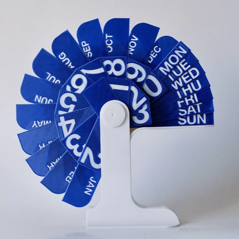 Timor Perpetual Calendar By 3D Print It Download Free STL Model Printables