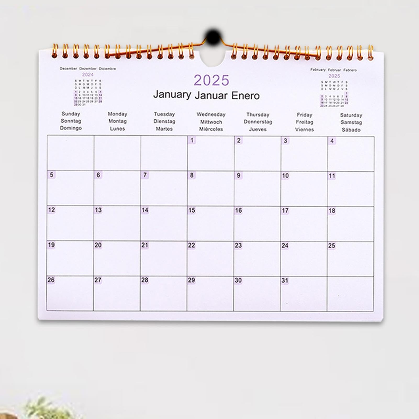 Wall Calendar 2025 Calendar 2025 Family Planner Large Monthly Calendar 2025 Family Calendar Multilingual Calendar 2025 Yearly Calendar Planning Amazon de Stationery Office Supplies