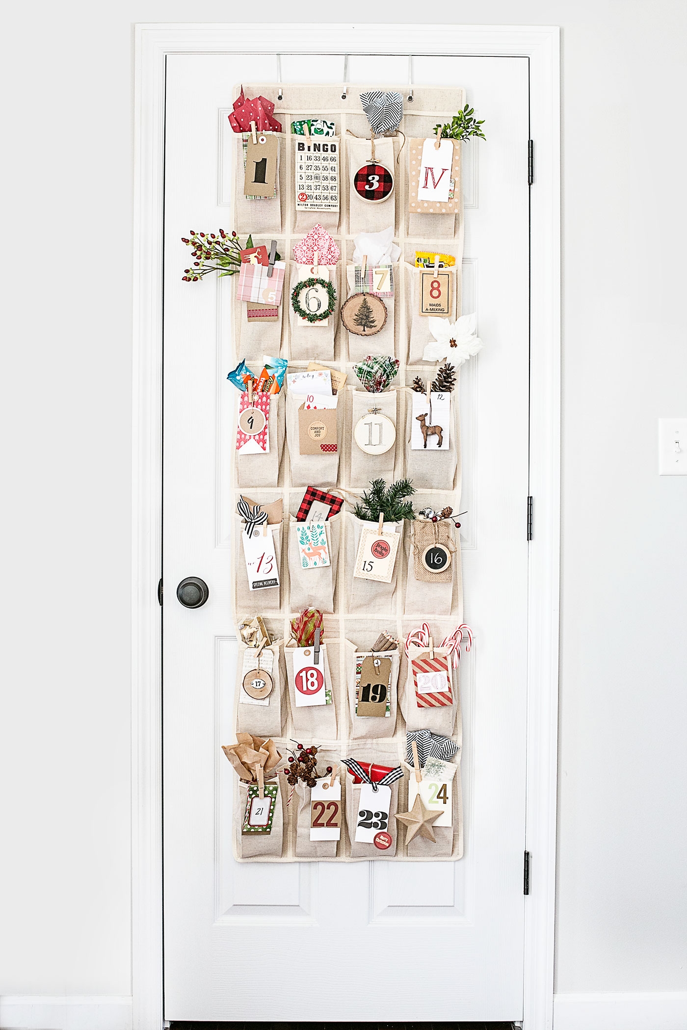 Coloring Advent Calendar Printable With Doors Free