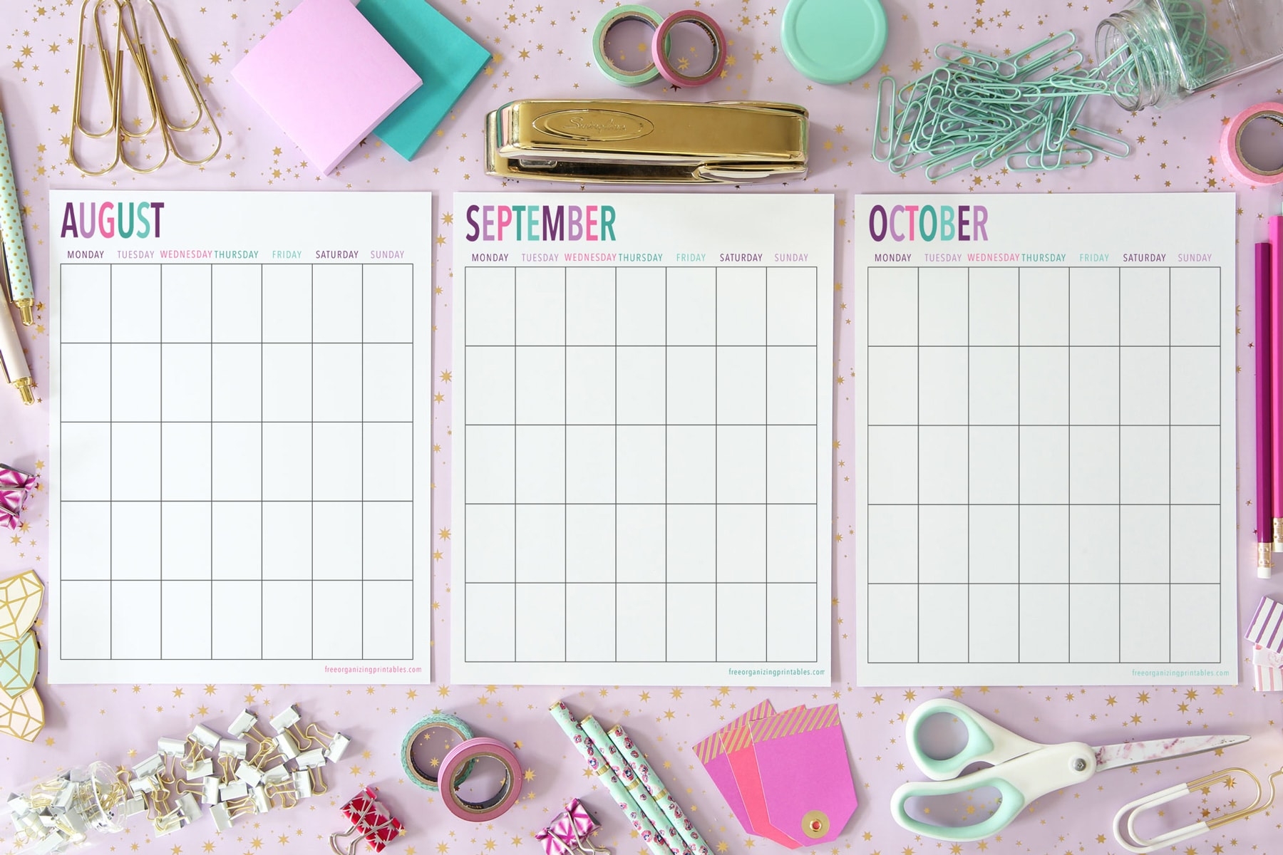 Calendar Free Printable Portrait