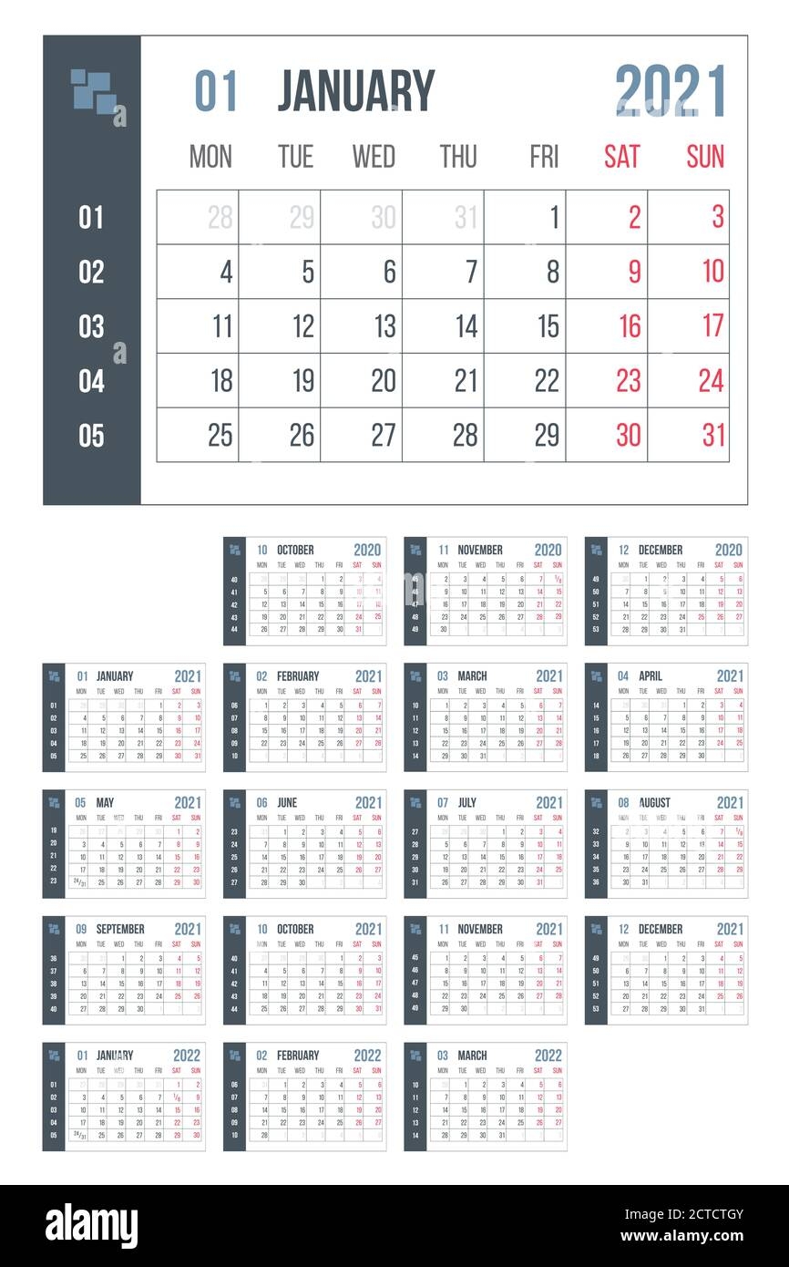 Printable Countdown Week Day Calendar Template
