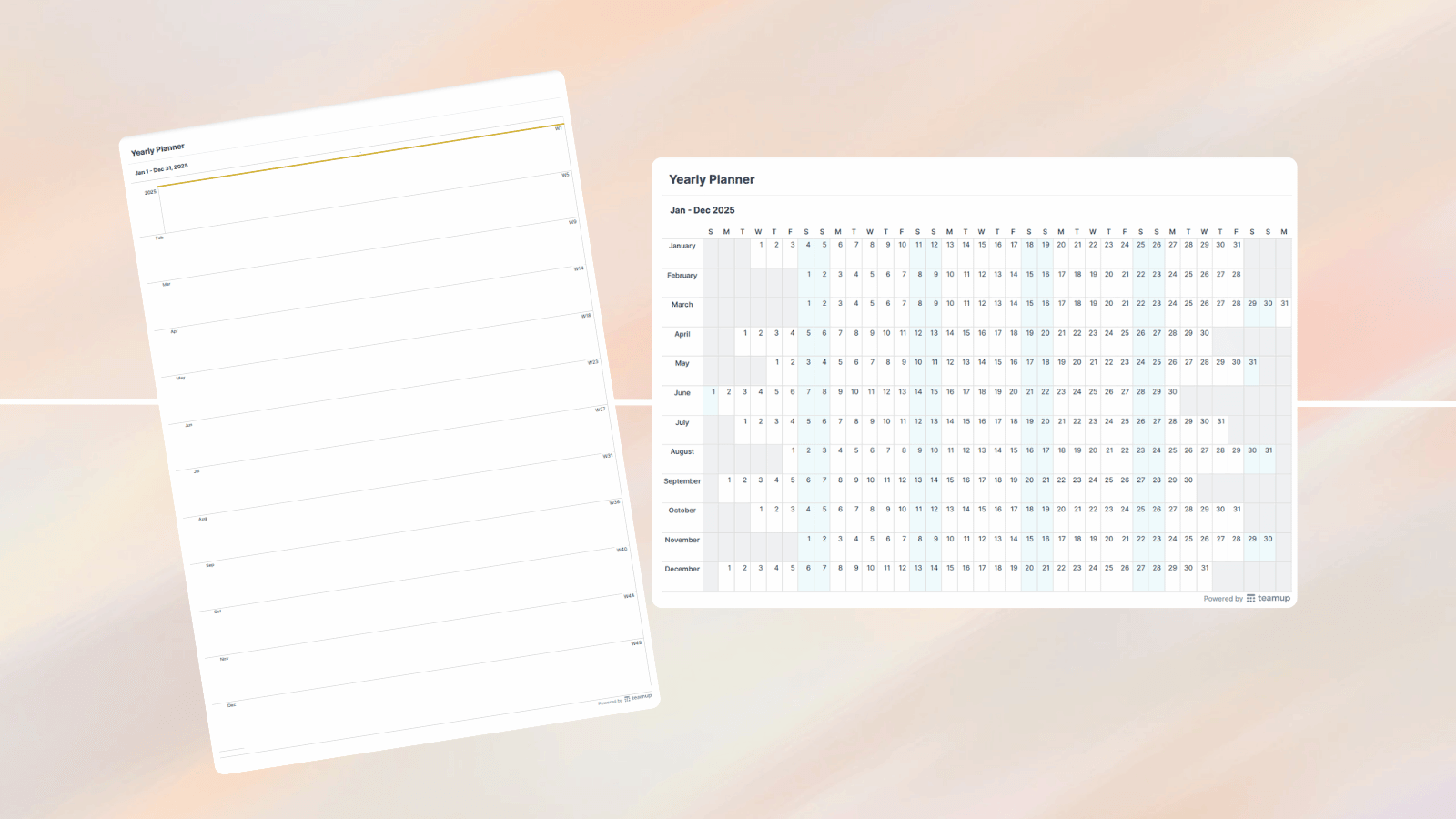 2025 Blank Calendars Download And Print For Easy Organization Teamup