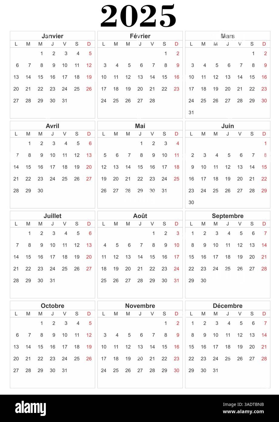 2025 Calendar Fotos Und Bildmaterial In Hoher Aufl sung Alamy