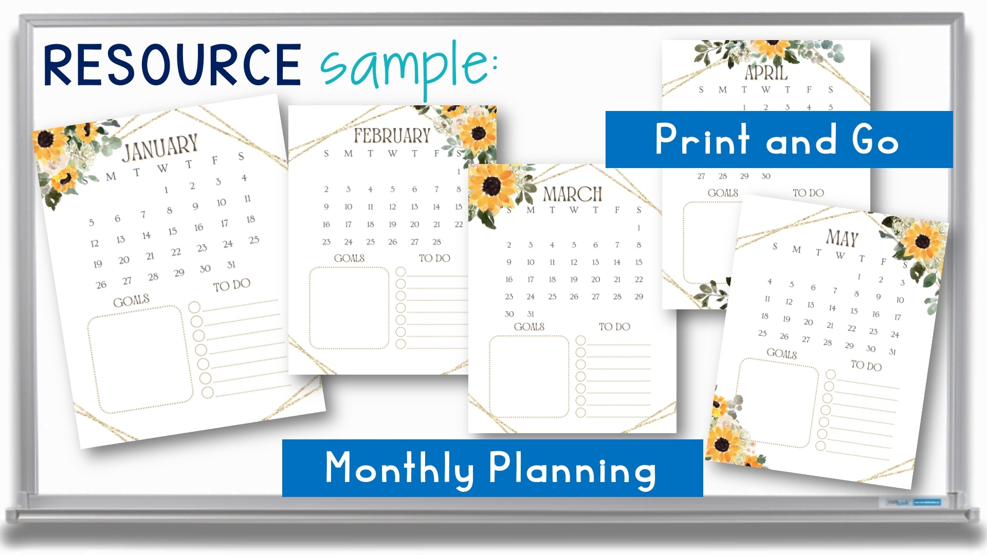 A5 Printable Calendar 2025