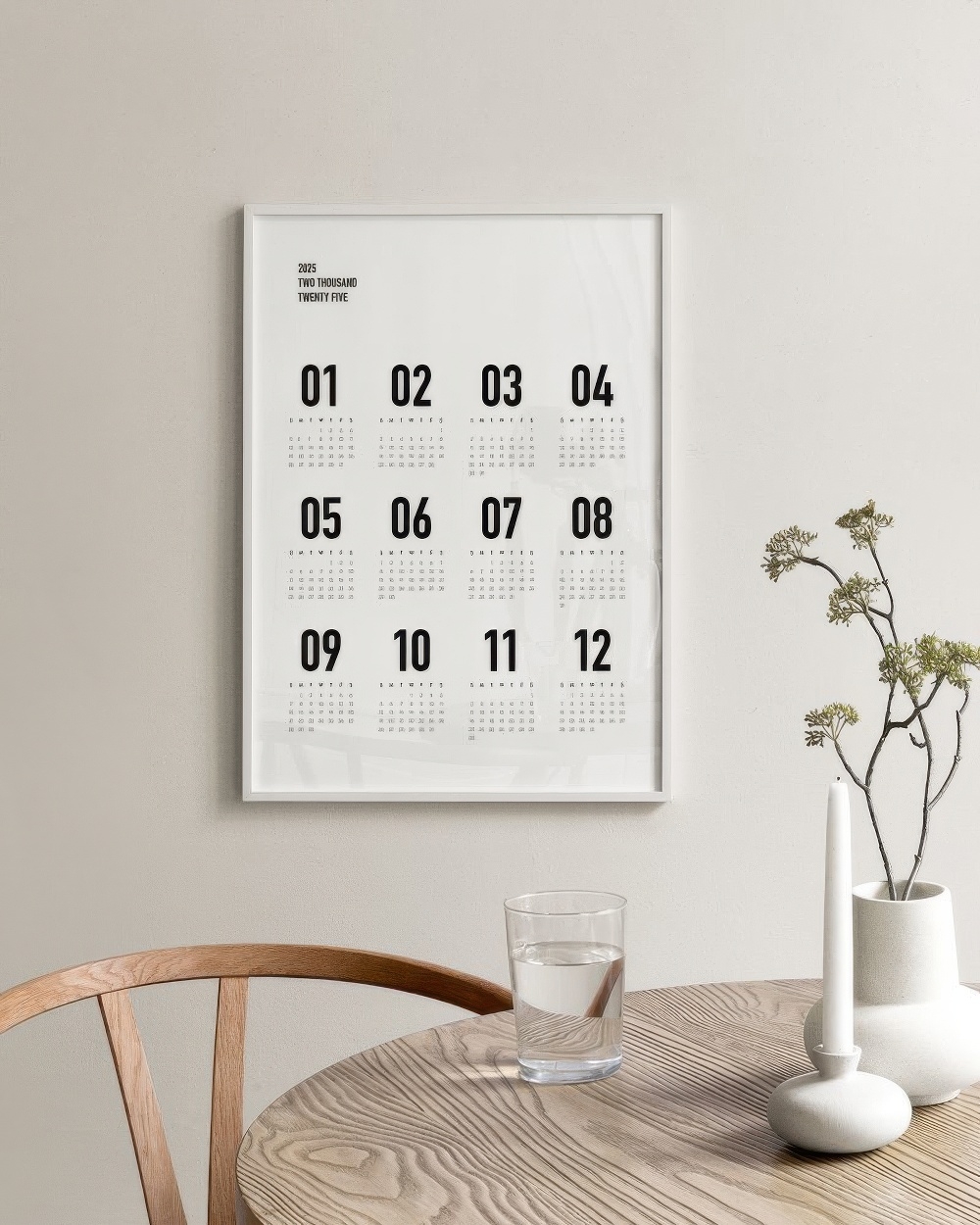 Calendar 2025 Black And White Printable Calendar 2025 Black And White Printable