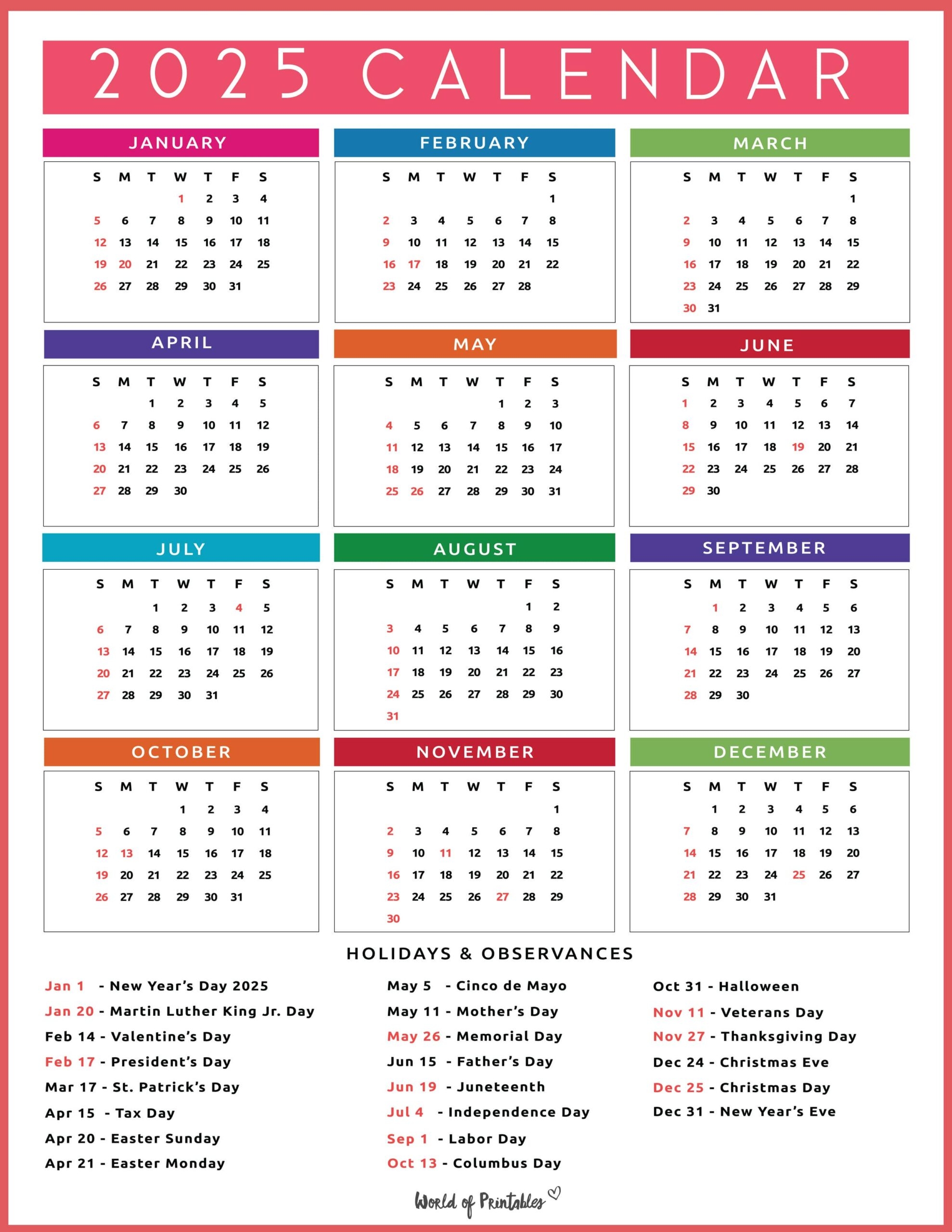 Free Printable 12 Days Of Christmas Calendar 2025