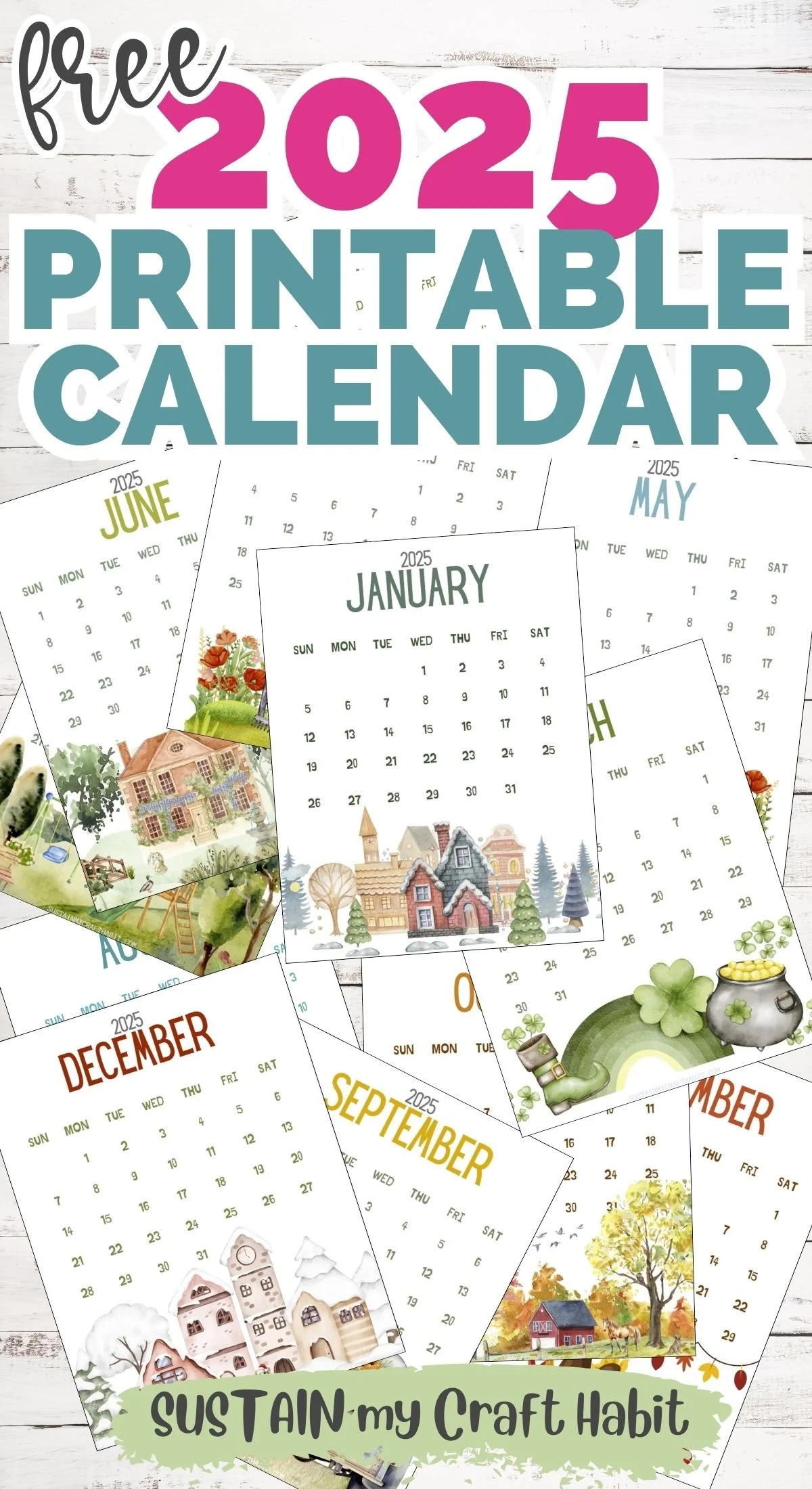 Monthly Printable Calendar