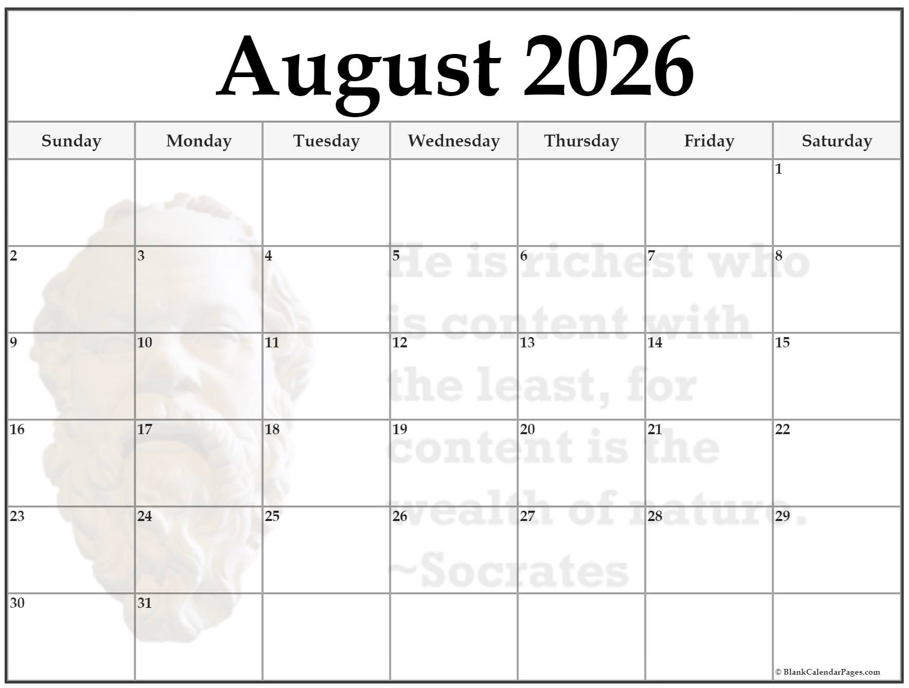 24 August 2026 Quote Calendars 24 August 2026 Quote Calendars