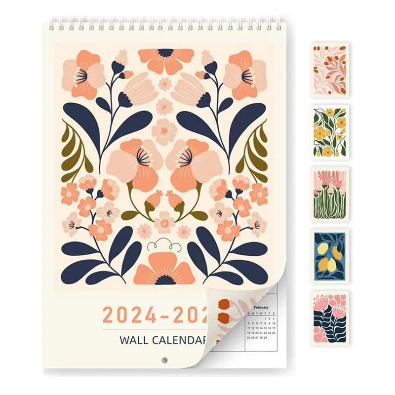 A4 Wall 2025 Calendar For 2019 2025 12 3X11 8 Inch