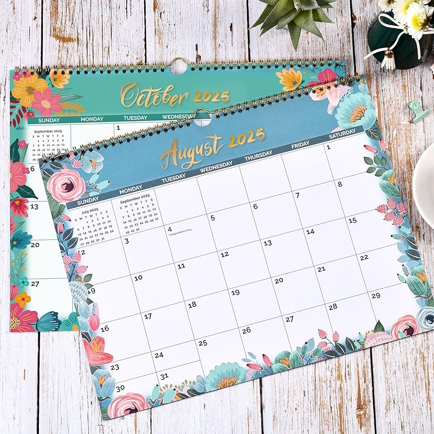 Amazon 2025 2026 Calendar Wall Calendar 2025 2026 Covers 18 Months Jul 2025 Dec 2026 14 8 x11 4 Large Ruled Blocks Perfect For Planning And Organizing For Home Or Office Office Products