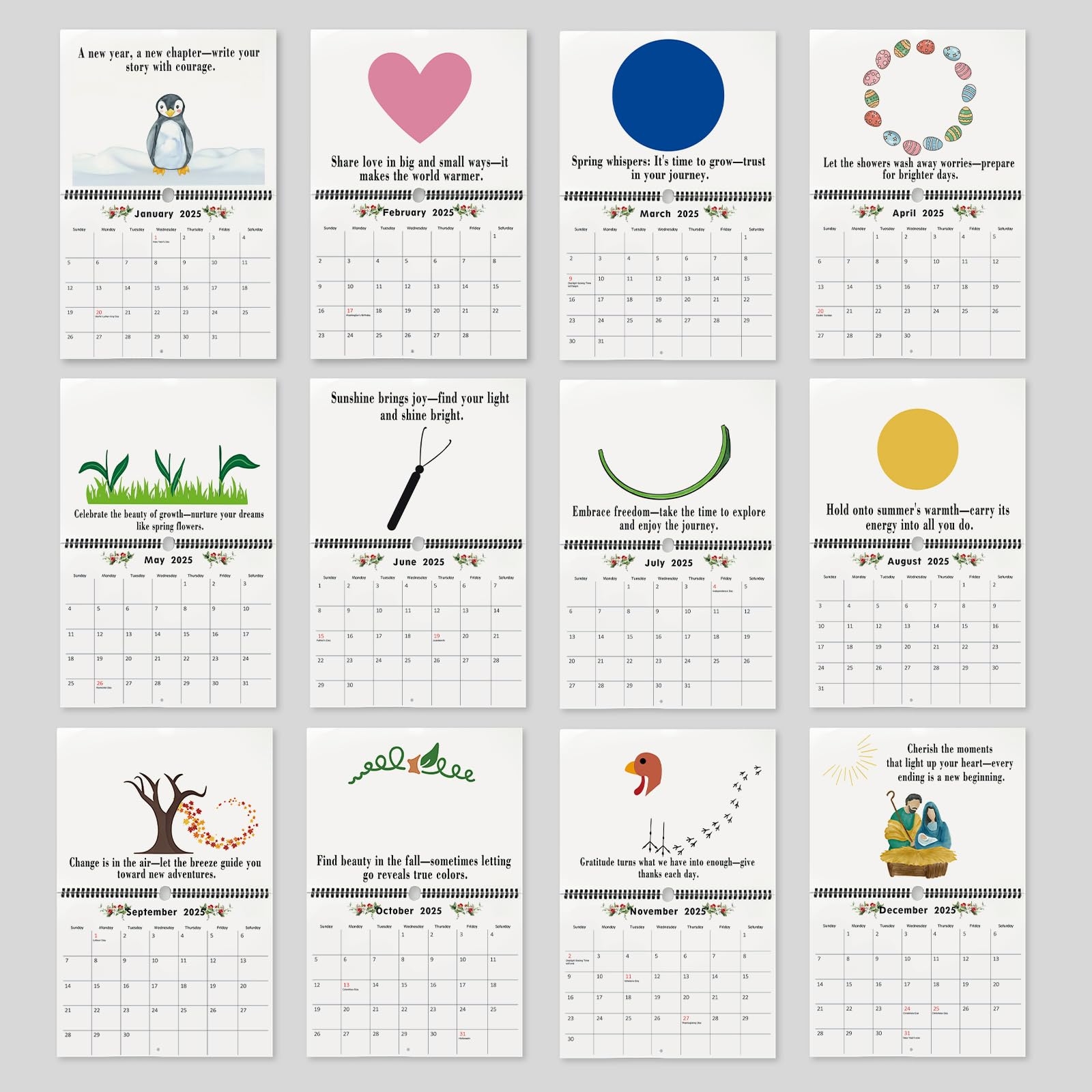 Amazon 2025 Calendar Wall DIY Handprint Themed 2025 Calendar Make Your Own 2025 Blank Calendar With Kids Family Unique 2025 Calendar Gift 14 9 11 4 Inch Paint Not Included Office Products