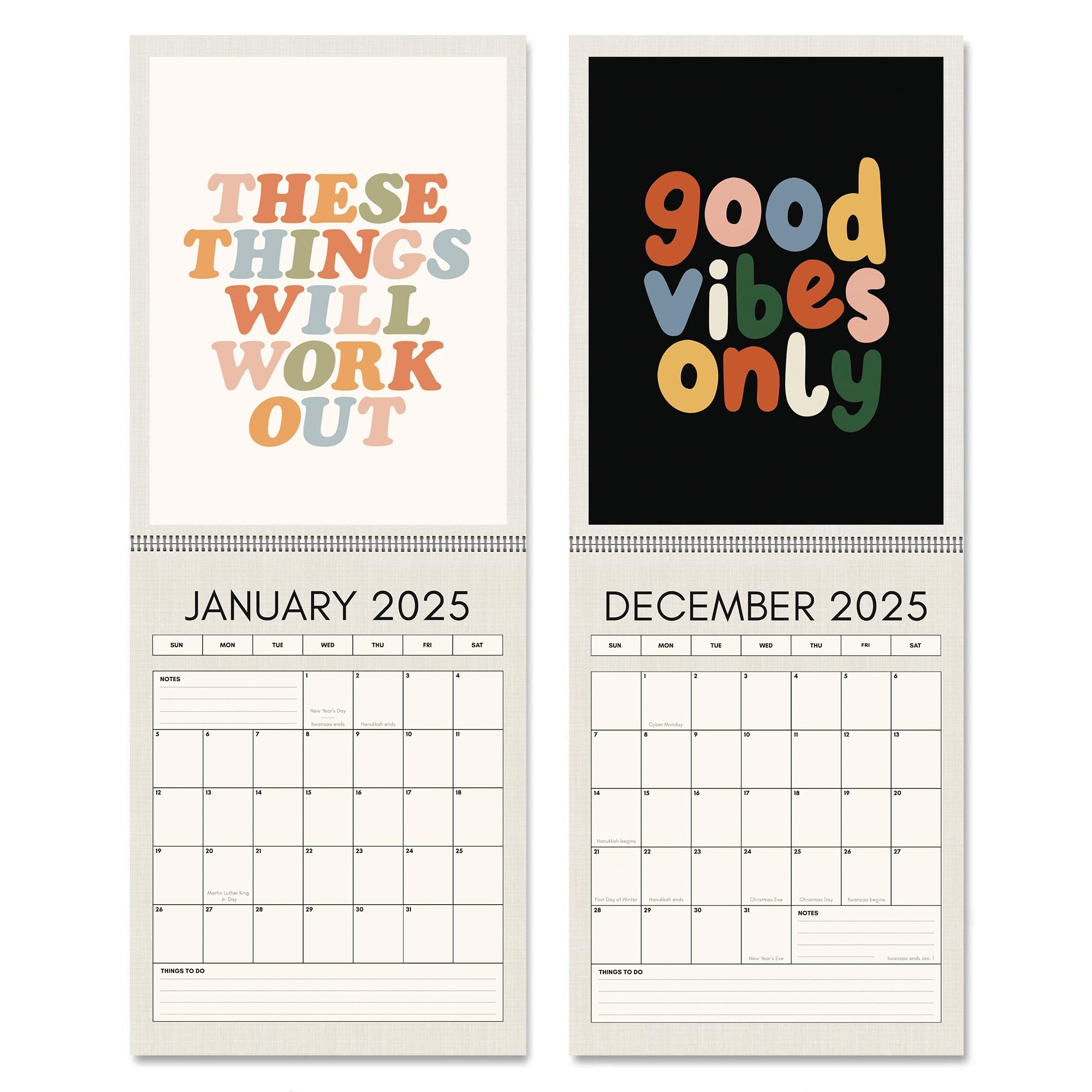 Free Printable 2025 Calendar With Inspirational Quotes