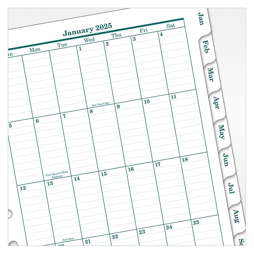 Amazon FranklinCovey Original Weekly Ring Bound Planner Classic Jan 2025 Dec 2025 Office Products