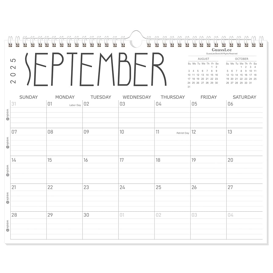2026 Printable Calendar August
