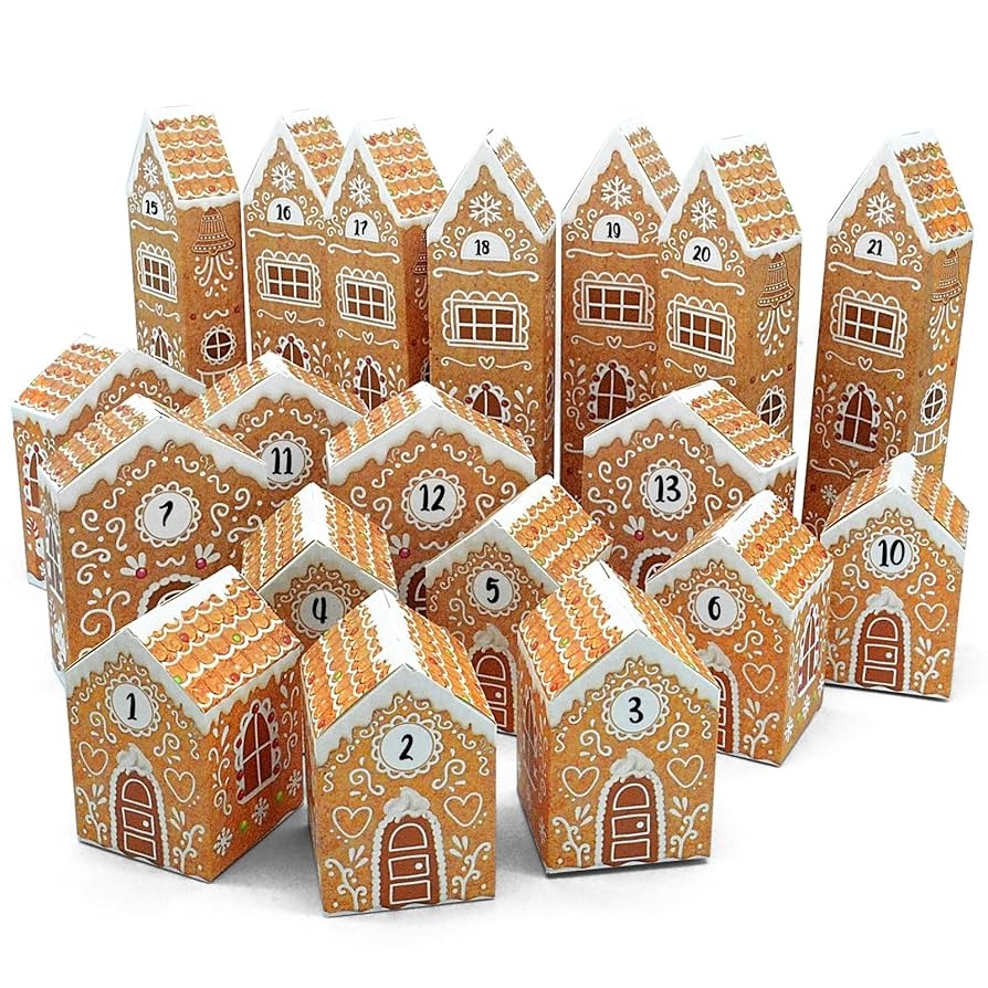 Amazon KALEFO Christmas Advent Calendars 2025 Cardboard Treasure Boxes With 1 24 Number Stickers Gingerbread Countdown Calendar For Kids Xmas Holiday Chrismas Decorations Home Kitchen Amazon KALEFO Christmas Advent Calendars 2025 Cardboard Treasure Boxes With 1 24 Number Stickers Gingerbread Countdown Calendar For Kids Xmas Holiday Chrismas Decorations Home Kitchen