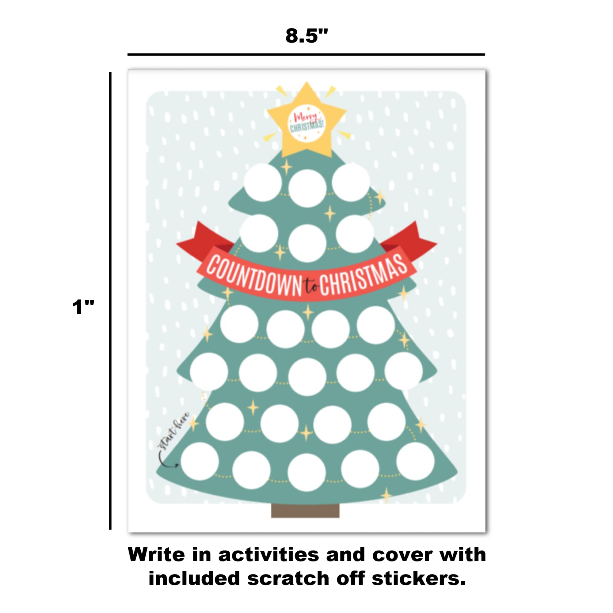 Printable Countdown Till Christmas Calendar