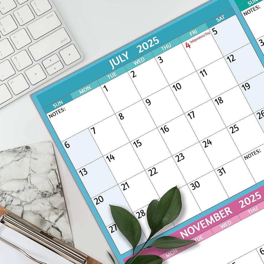 Amazon Yearly Wall Calendar 2025 2026 Large Yearly Calendar Jul 2025 Jun 2026 38 2 X 25 2 Open 2025 2026 Full Year Paper Calendar Large With Notes Thicker Paper Multi Office Products