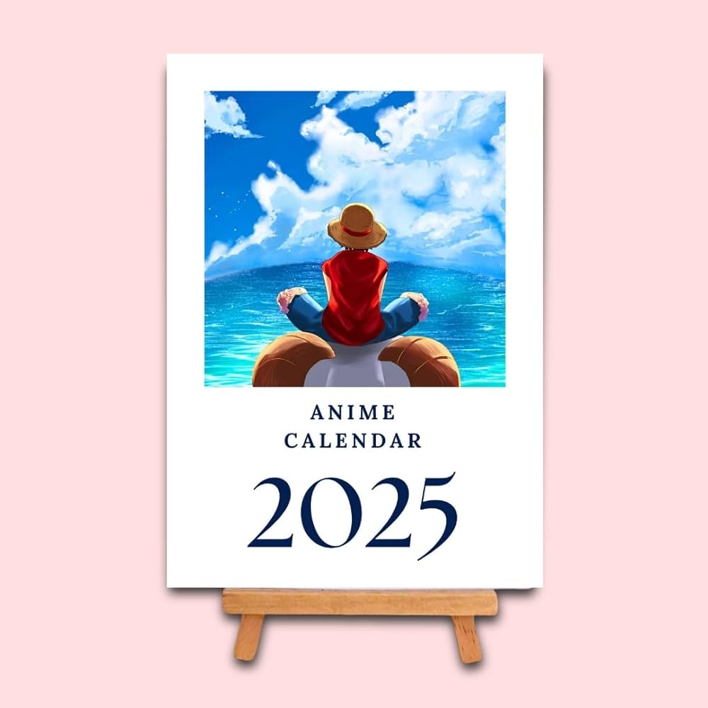 Anime Calendar 2025 12 Pages Month Wise Anime Desk Calendar Anime New Year Calendar