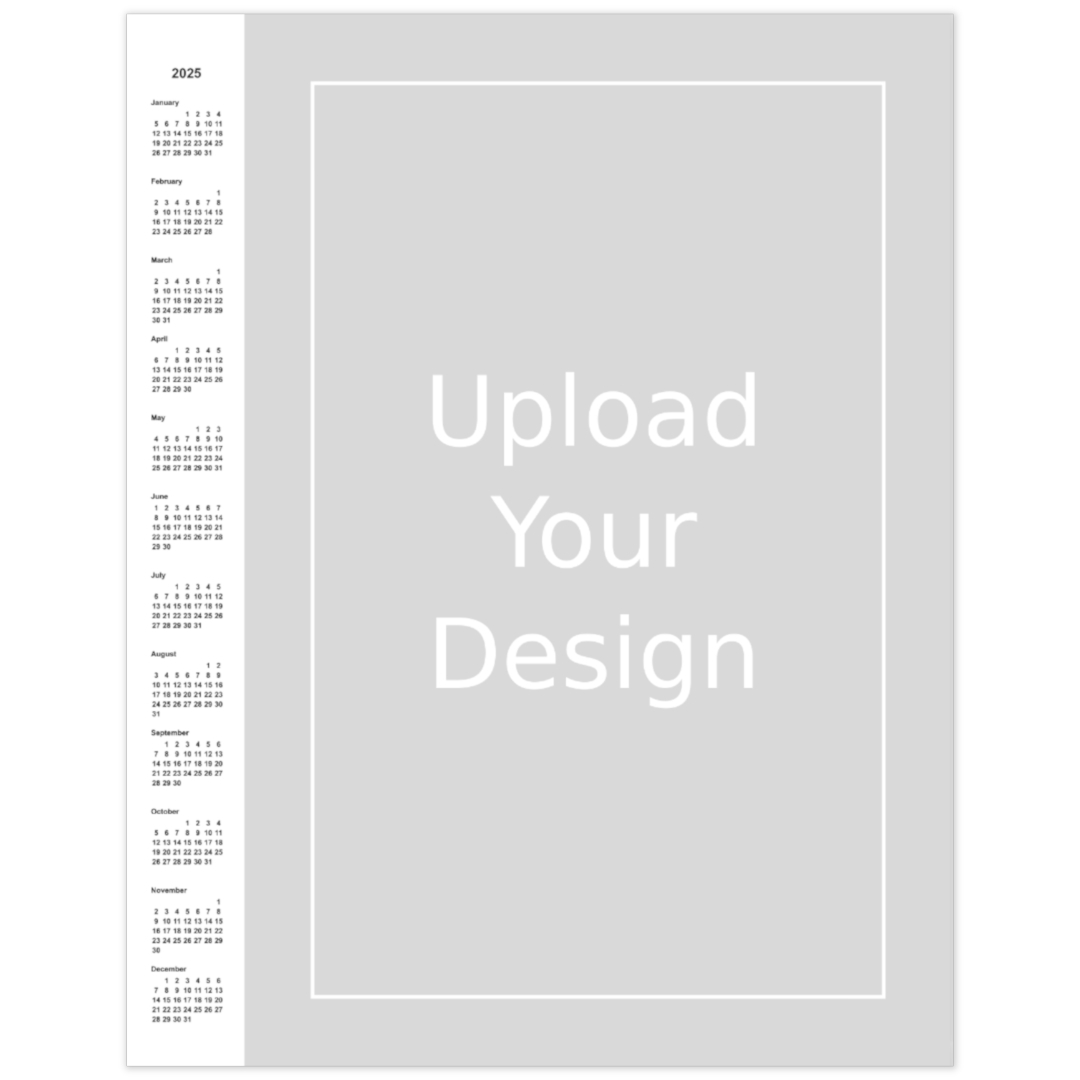 Calendar Prints Poster Calendar 11x14 Glossy Poster Paper 2025 Calendar Poster Upload Your Design Walmart Photo