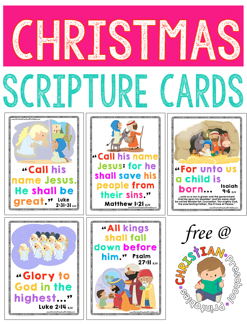 Advent Calendar Verses Printable