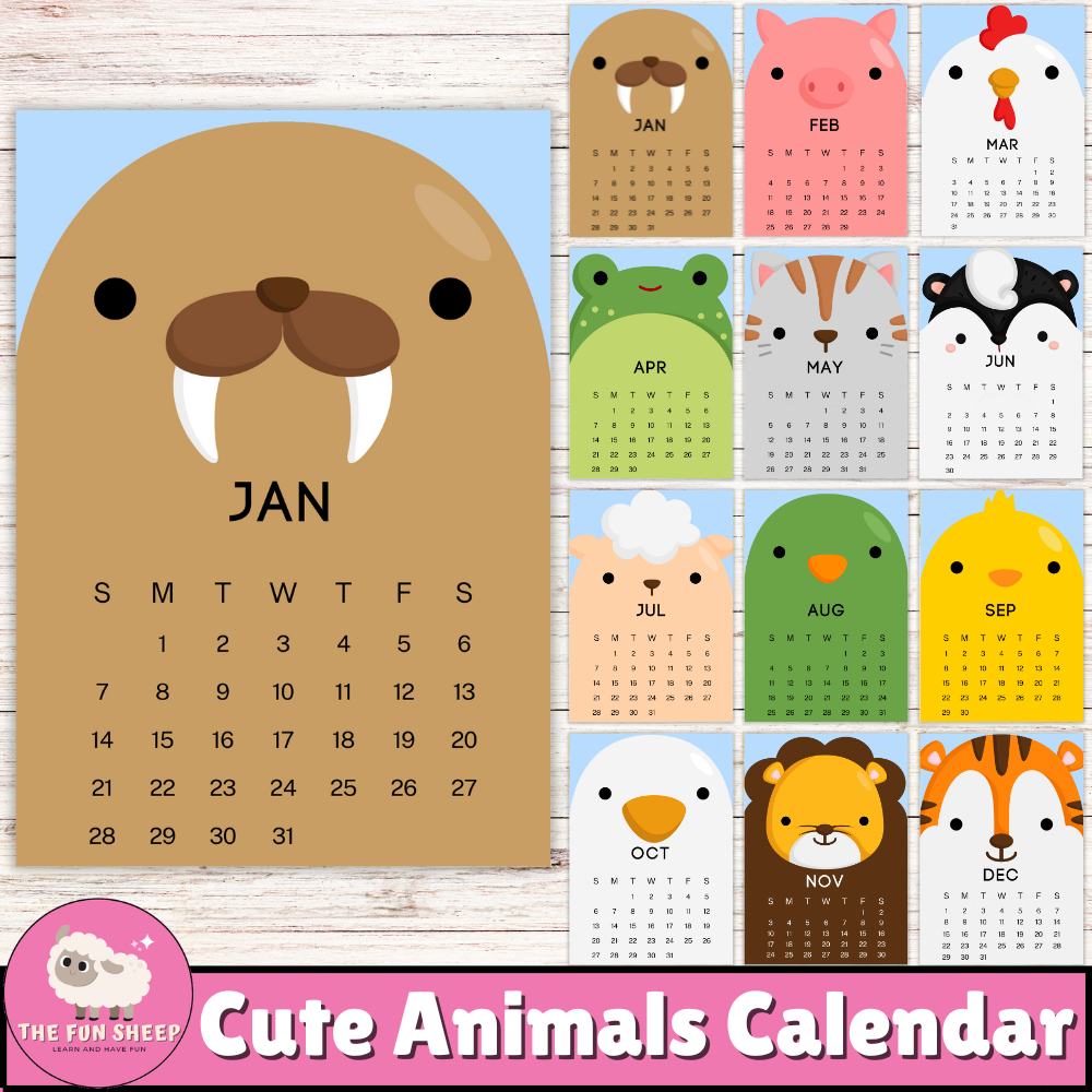 Cute 2025 Calendars Printable