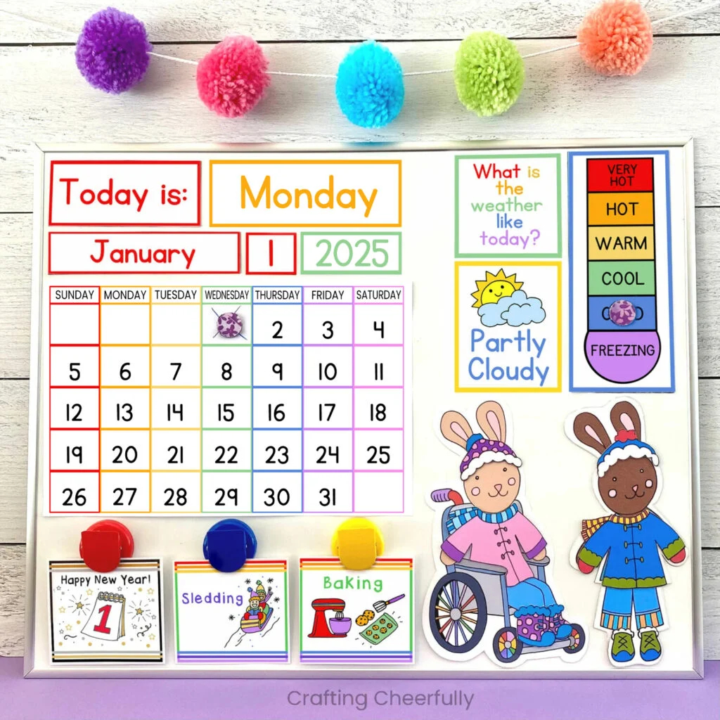 DIY Children s Calendar Free Calendar Printables In Multiple Languages 