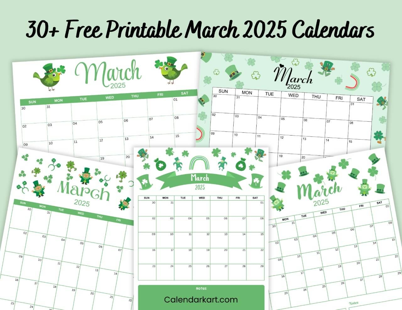 2025 Calendar With Day Numbers Printable