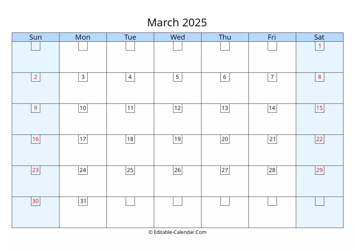 Microsoft Printable Calendar 2025