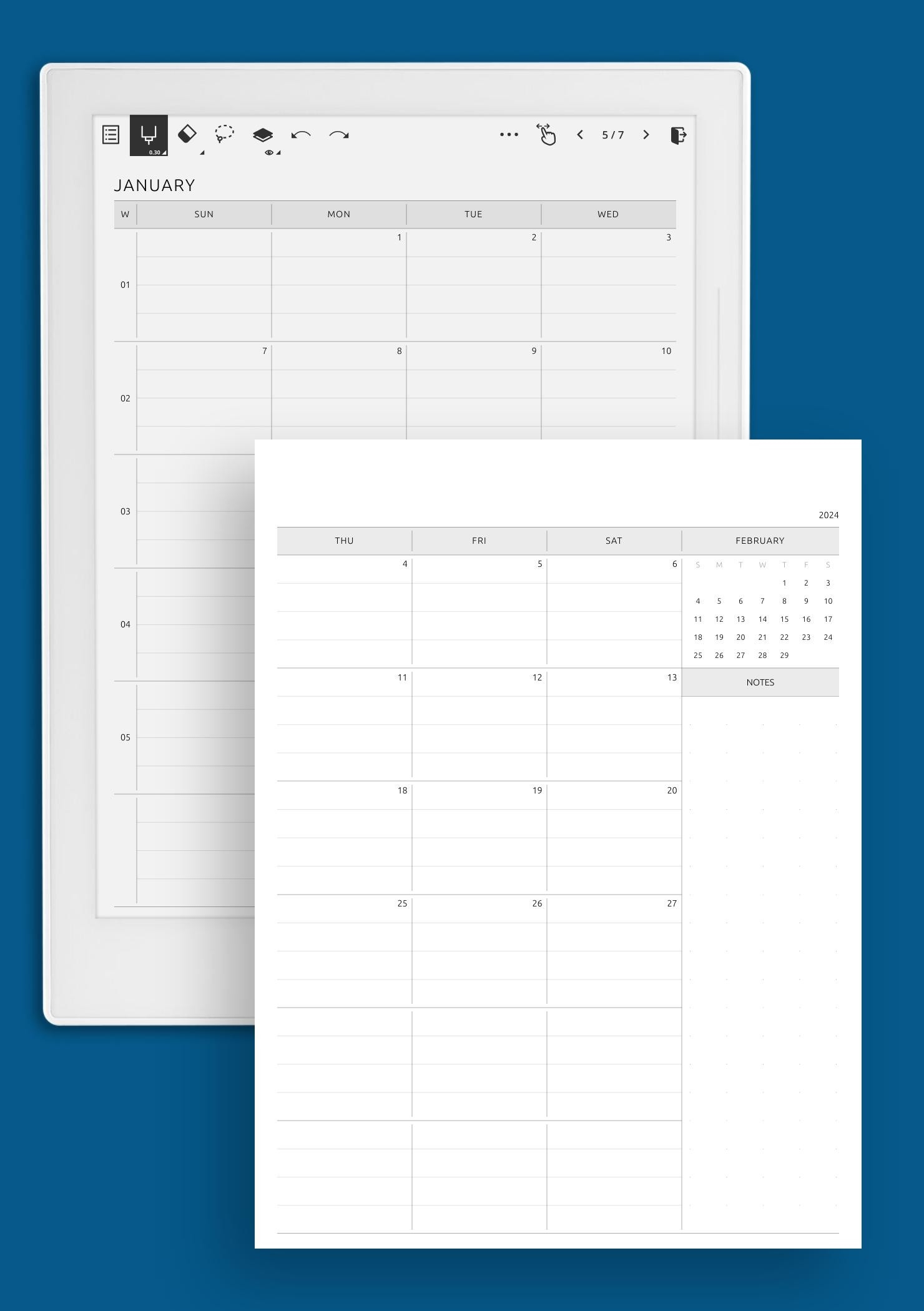 Printable 2025 Calendar By Month 2 Page