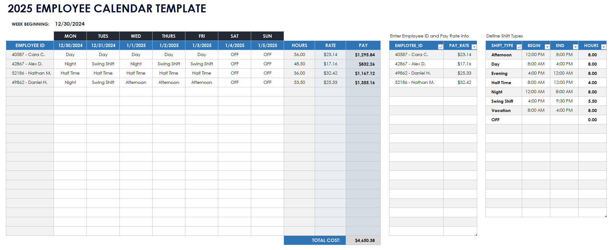 Easiest Way To Make A Calendar In Excel with Template 