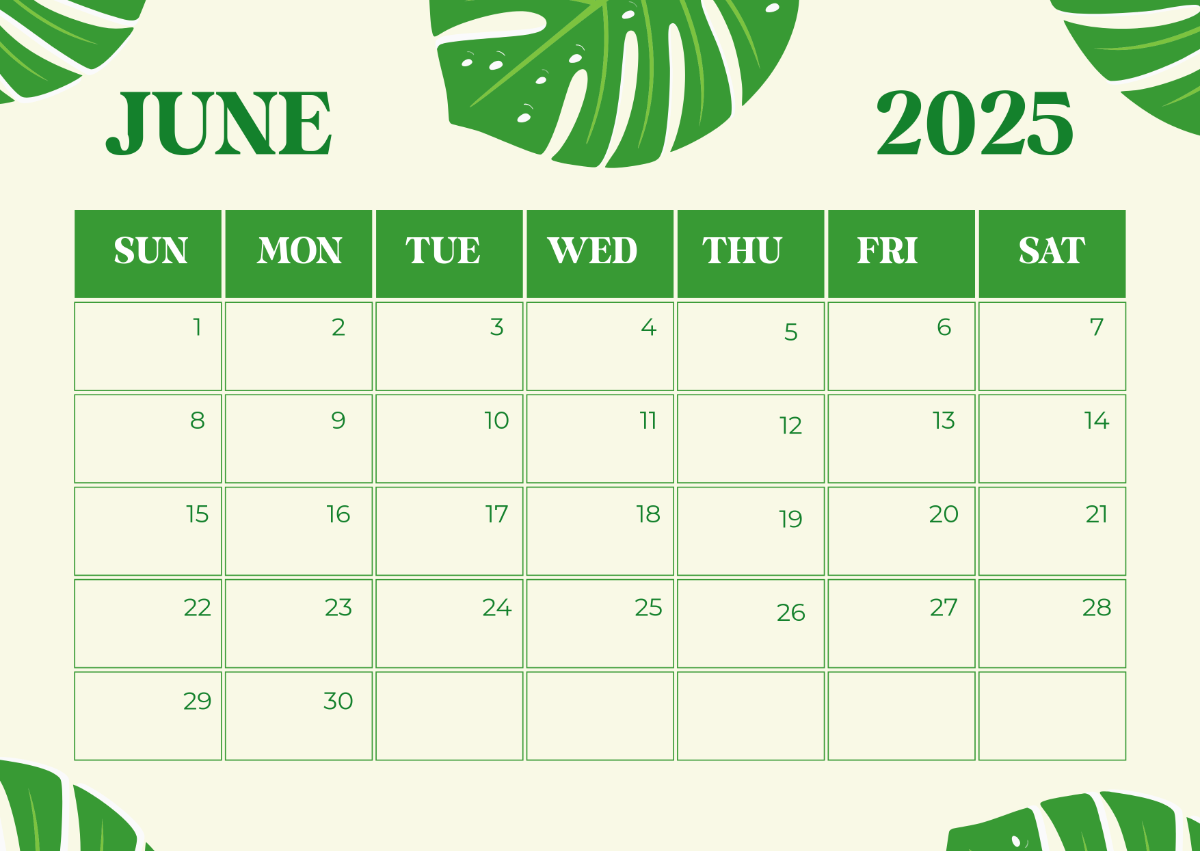 Online Printable Calendar