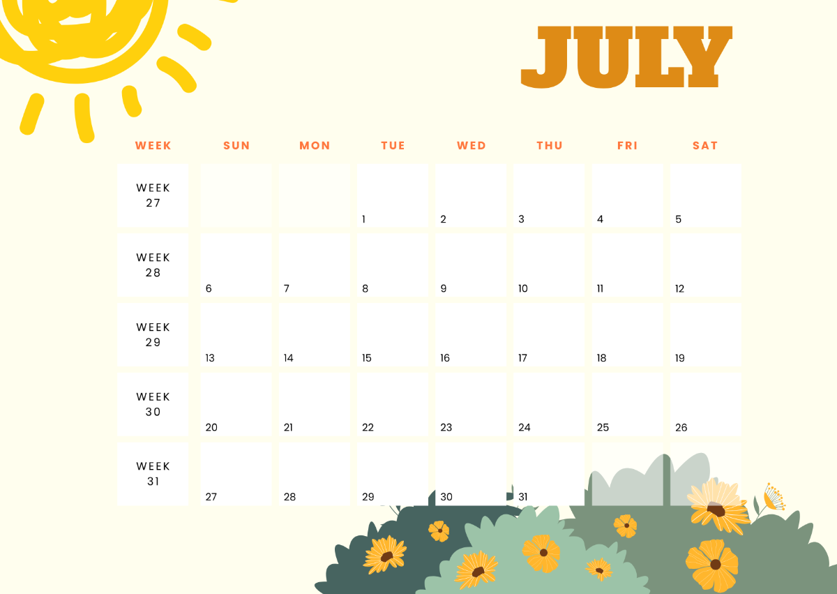 Free Calendar Templates Editable And Printable