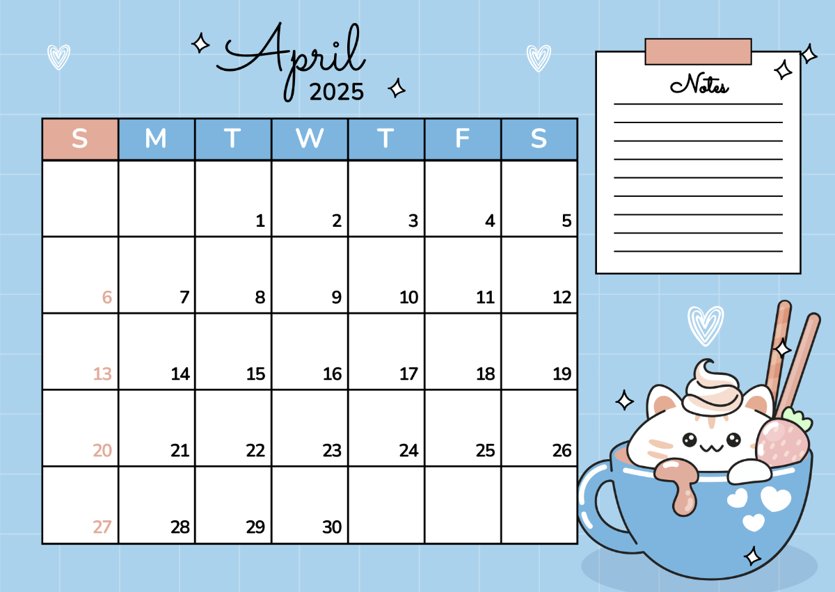 2025 Printable Calendar Templates Girly