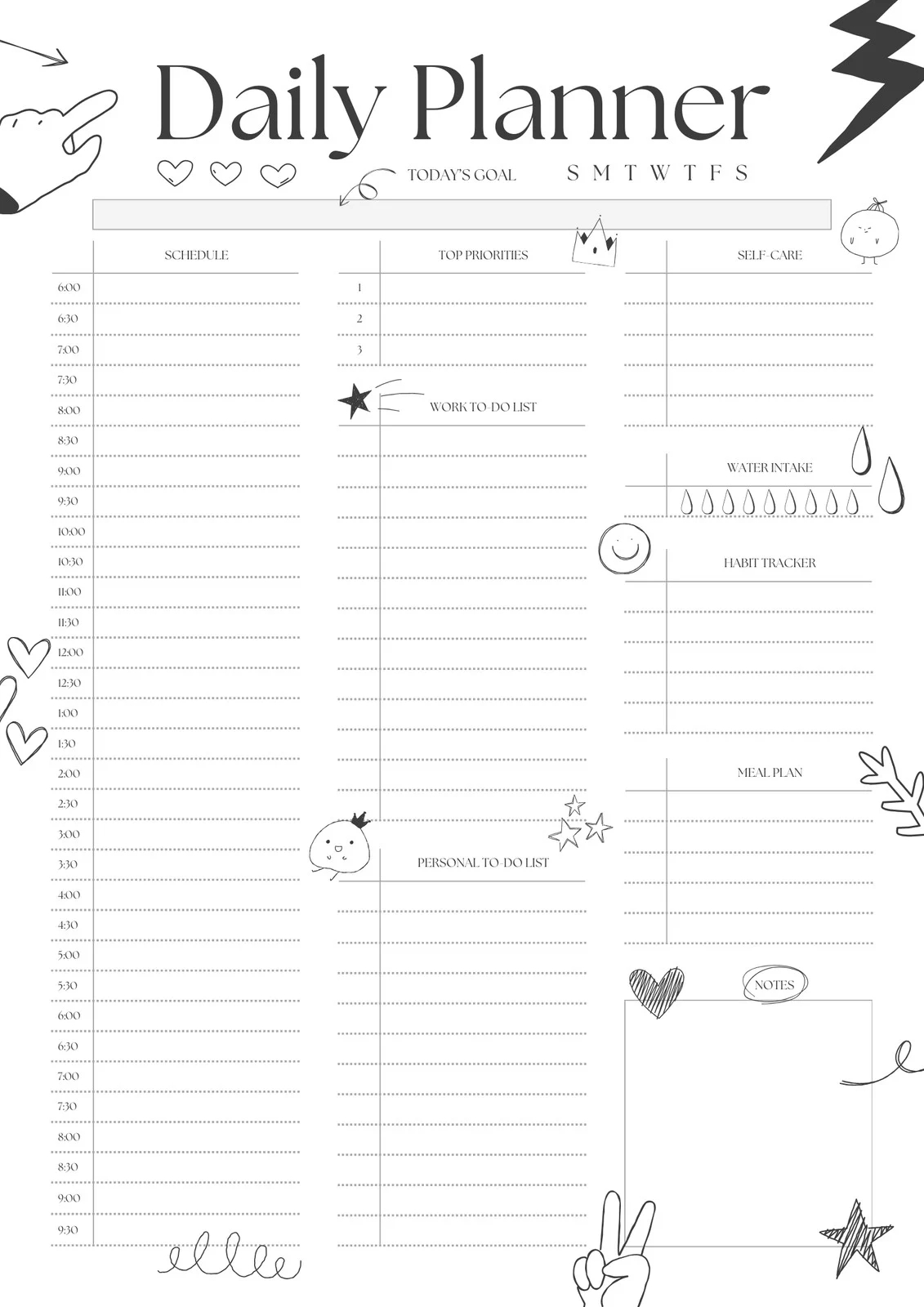 Printable Daily Calendar Free