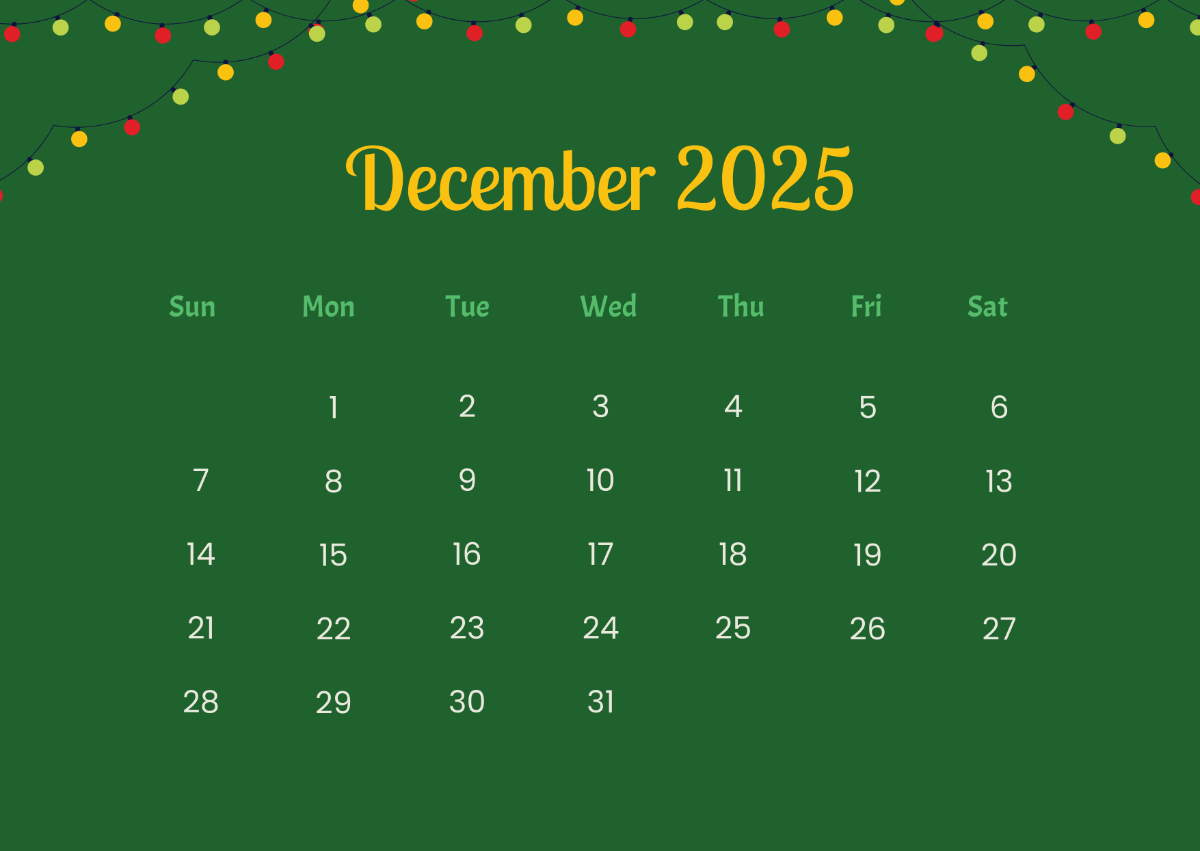 Free Printable Monthly Editable Calendars Through Dec 2025