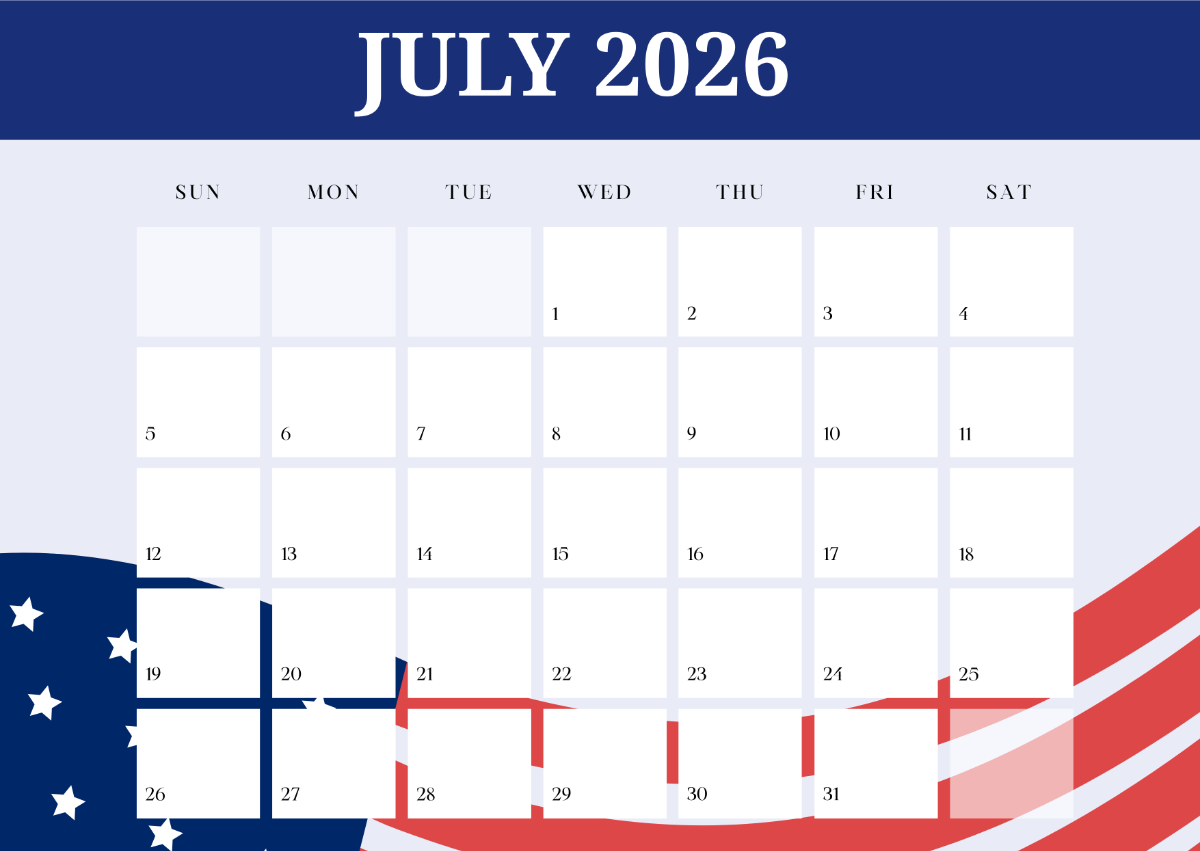 Free July 2025 Calendar Templates Editable And Printable
