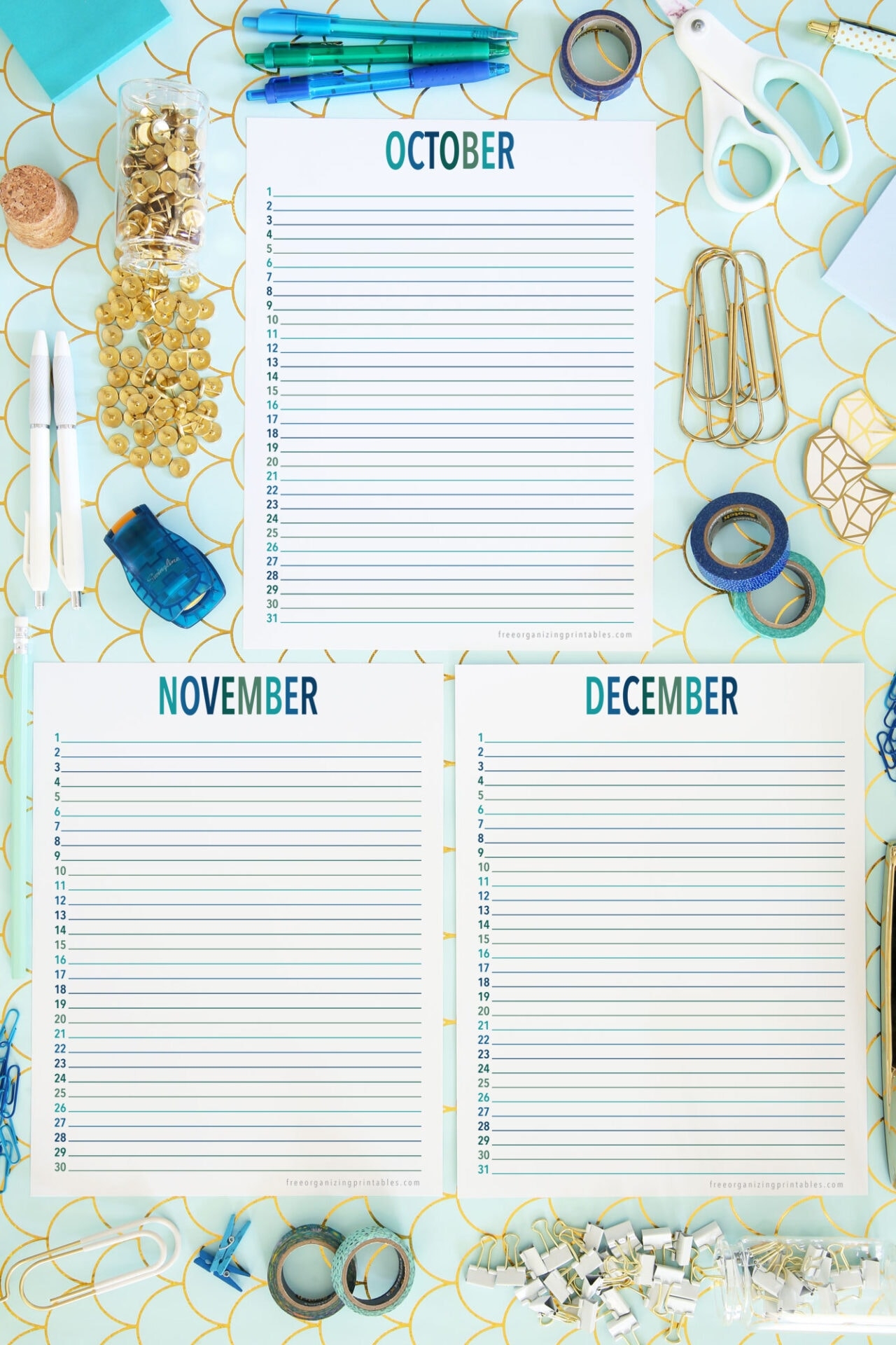 Free Perpetual Calendar Printable Free Organizing Printables Free Perpetual Calendar Printable Free Organizing Printables
