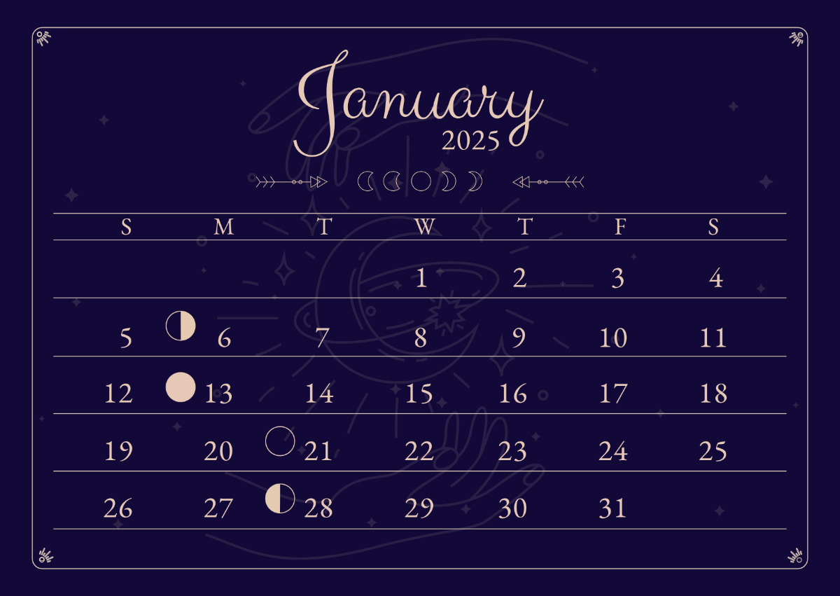 Free Pink 2025 Calendar Template To Edit Online
